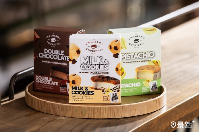 新加坡人氣冰淇淋品牌The Ice Cream Cookie Co.正式登陸台灣，開賣超值三明治冰淇淋！